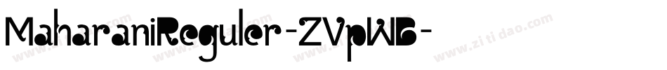 MaharaniReguler-ZVpWB字体转换