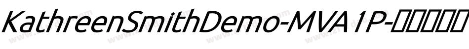 KathreenSmithDemo-MVA1P字体转换