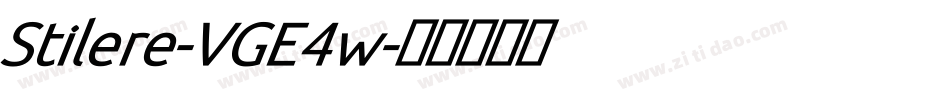 Stilere-VGE4w字体转换