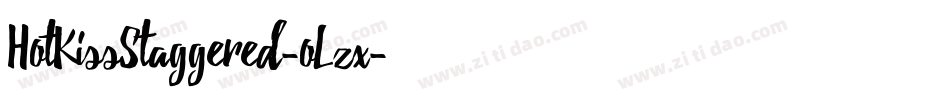 HotKissStaggered-oLzx字体转换
