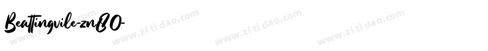 Beattingvile-zn80字体转换