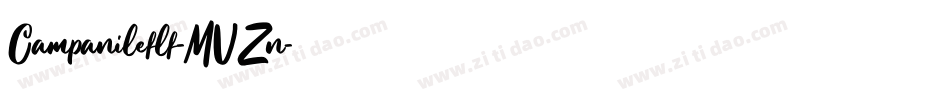 Campanileflf-MVZn字体转换
