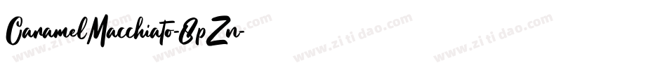 CaramelMacchiato-8pZn字体转换