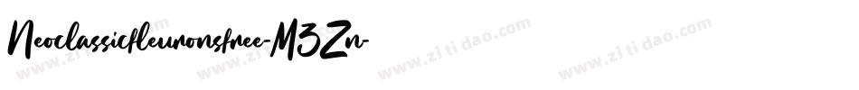 Neoclassicfleuronsfree-M3Zn字体转换