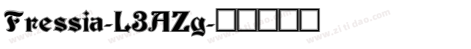 Fressia-L3AZg字体转换 Fressia-L3AZg字体转换