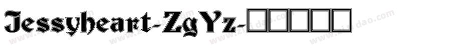 Jessyheart-ZgYz字体转换