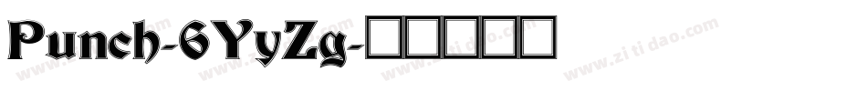 Punch-6YyZg字体转换