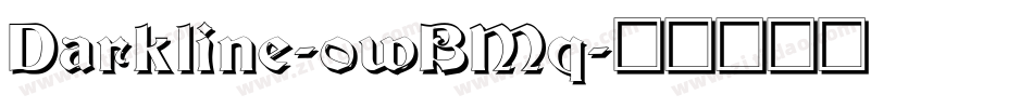 Darkline-owBMq字体转换