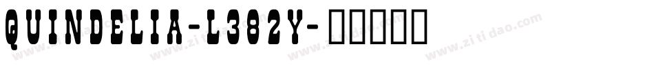Quindelia-L382y字体转换