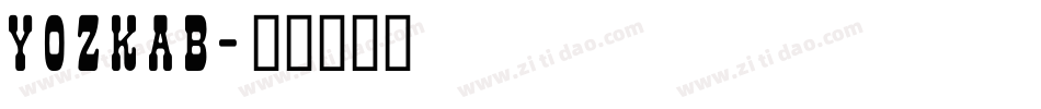 YOzKAB字体转换