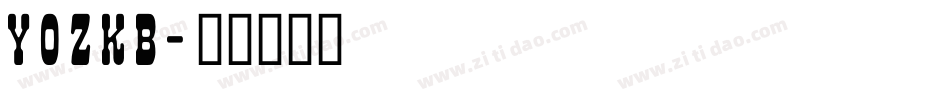YOzKB字体转换