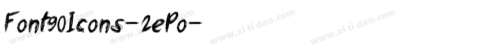 Font90Icons-2ePo字体转换