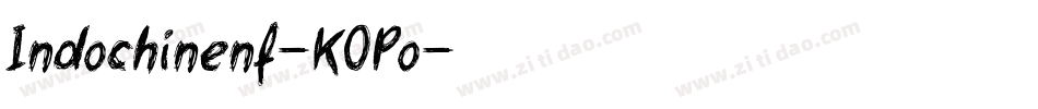 Indochinenf-KOPo字体转换