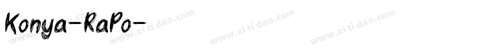 Konya-RaPo字体转换