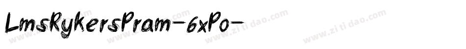 LmsRykersPram-6xPo字体转换