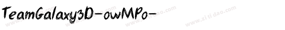 TeamGalaxy3D-owMPo字体转换