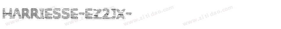 Harriesse-eZ2jx字体转换