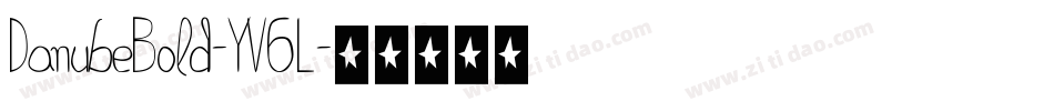 DanubeBold-YV6L字体转换