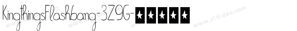 KingthingsFlashbang-3Z9G字体转换