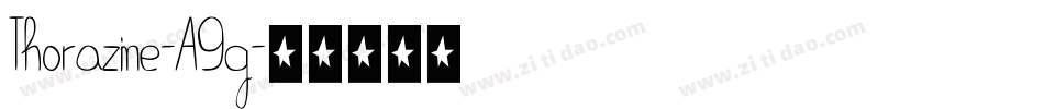 Thorazine-A9g字体转换