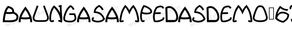 BaungAsamPedasDemo-6YjmY字体转换