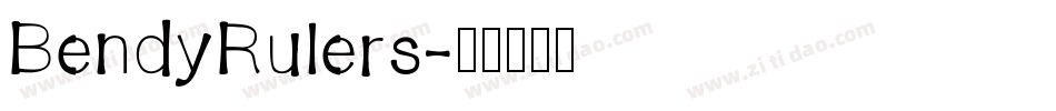 BendyRulers字体转换