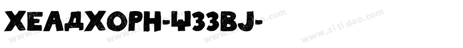 Headhorn-x33Vj字体转换