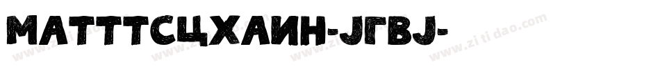 MatttsChain-JGVj字体转换
