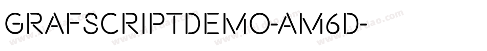 GrafScriptDemo-AM6D字体转换