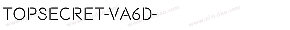 TopSecret-vA6D字体转换 TopSecret-vA6D字体转换