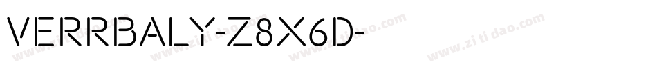 Verrbaly-z8X6D字体转换