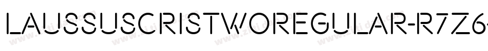LausSusCrisTwoRegular-R7z6字体转换 LausSusCrisTwoRegular-R7z6字体转换