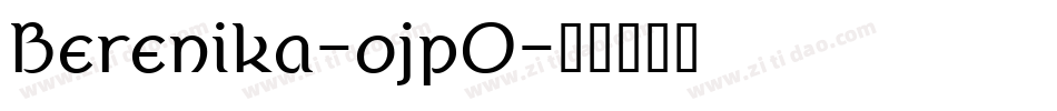 Berenika-ojp0字体转换