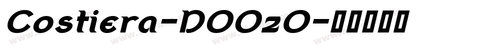 Costiera-DO0z0字体转换
