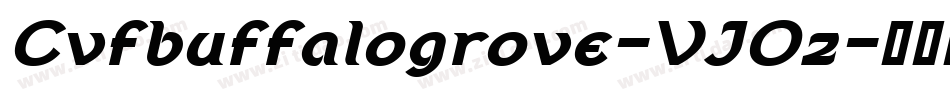 Cvfbuffalogrove-VJ0z字体转换
