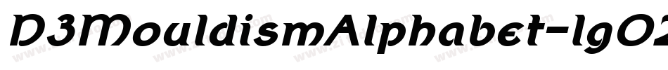 D3MouldismAlphabet-lg0Z字体转换 D3MouldismAlphabet-lg0Z字体转换