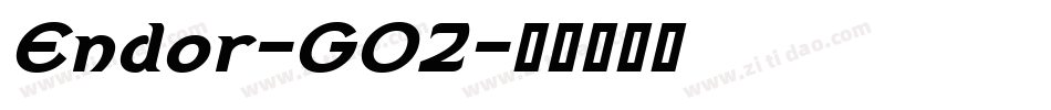 Endor-G0Z字体转换 Endor-G0Z字体转换