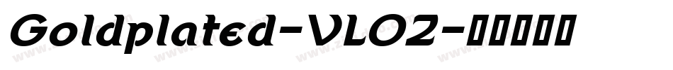 Goldplated-VL0Z字体转换