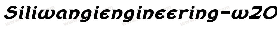 Siliwangiengineering-wZ0Z字体转换 Siliwangiengineering-wZ0Z字体转换