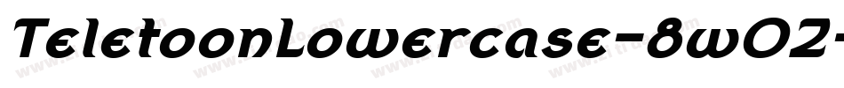 TeletoonLowercase-8w0Z字体转换