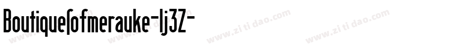 Boutiquesofmerauke-lj3Z字体转换