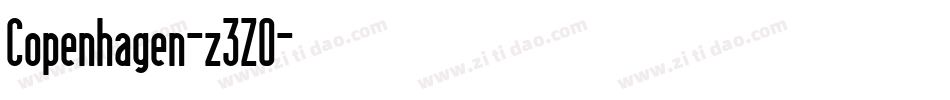Copenhagen-z3Z0字体转换