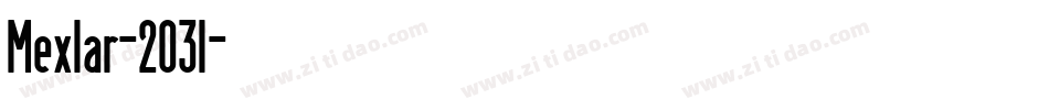 Mexlar-2O3l字体转换
