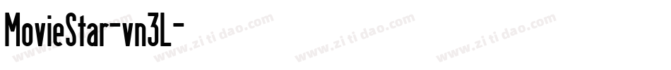 MovieStar-vn3L字体转换