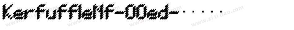 KerfuffleNf-OOed字体转换