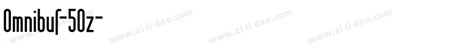 Omnibus-5Oz字体转换