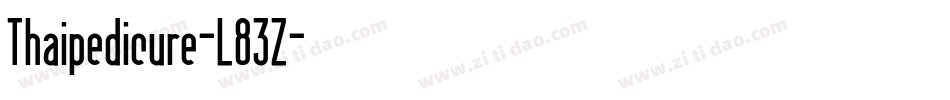 Thaipedicure-L83Z字体转换