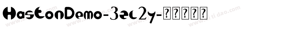 HastonDemo-3zl2y字体转换