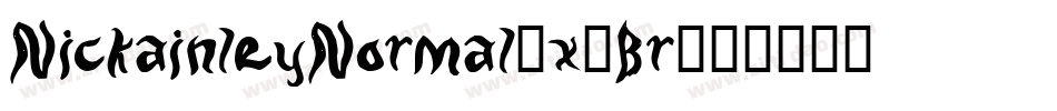 NickainleyNormal-x5Br字体转换