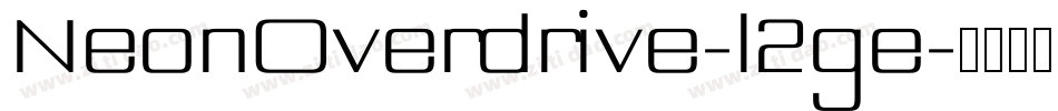 NeonOverdrive-l2ge字体转换